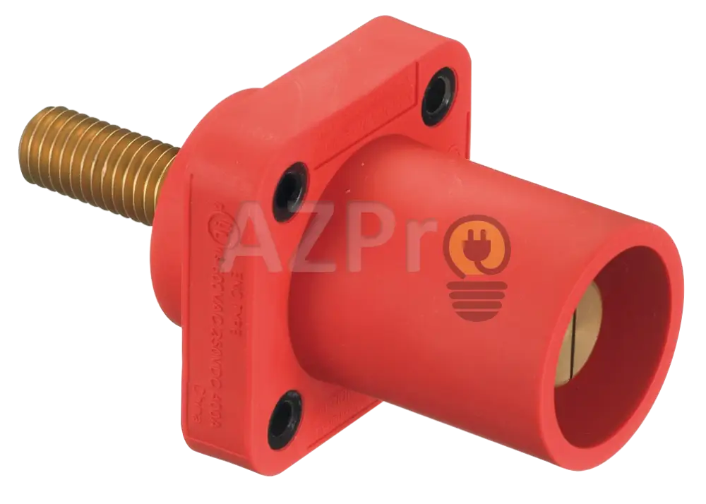 Conector Camlock Tornillo Chasis Macho 400 Amperes Amp Hblmrs Rojo Hubbell Electrónica > Audio