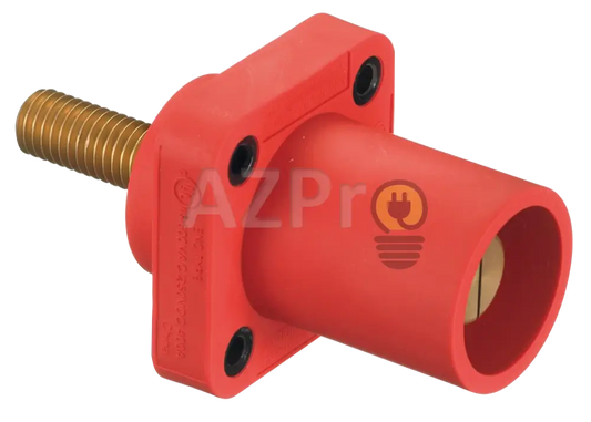 Conector Camlock Tornillo Chasis Macho 400 Amperes Amp Hblmrs Rojo Hubbell Electrónica > Audio