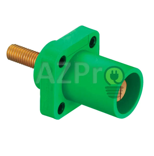 Conector Camlock Tornillo Chasis Macho 400 Amperes Amp Hblmrs Verde Hubbell Electrónica > Audio
