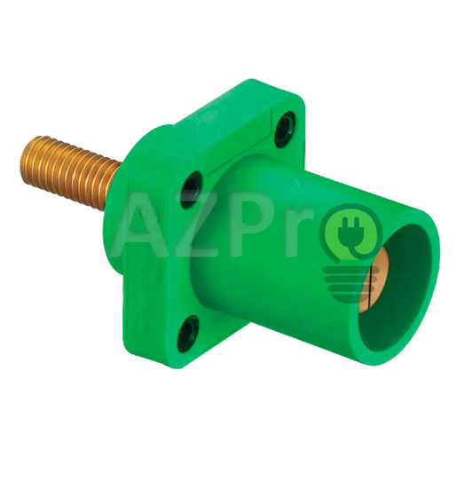 Conector Camlock Tornillo Chasis Macho 400 Amperes Amp Hblmrs Verde Hubbell Electrónica > Audio