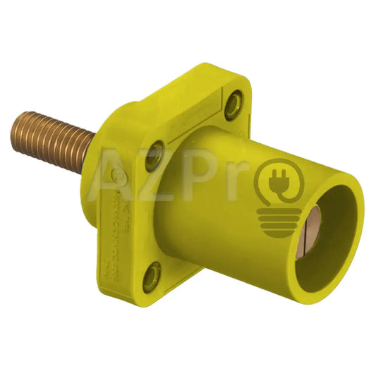 Conector Camlock Tornillo Chasis Macho 400 Amperes Amp HBLMRSY Amarillo Hubbell Electrónica > Audio > Equipos para