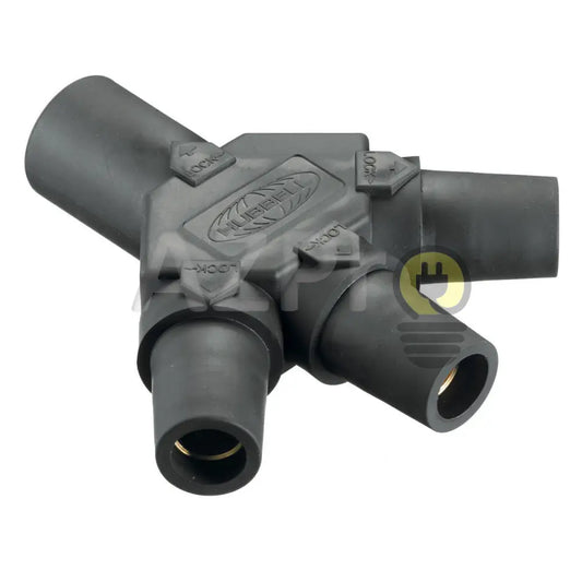 Conector Camlock Tri Tap Linea 400A 1M 3H Negro HBLM3FBK Hubbell Electrónica > Audio > Equipos para escenario