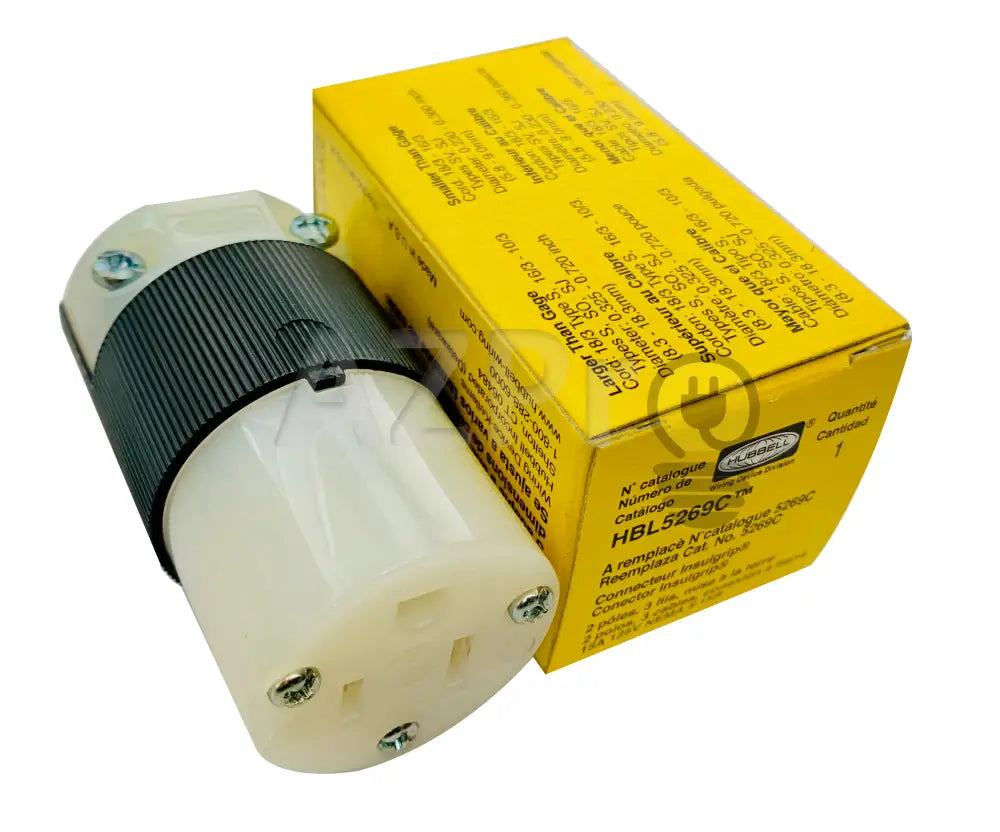 Conector Clavija Edison Hembra 15A 125V Hbl5269 5-15R Marinco Electrónica > Audio Equipos Para
