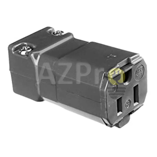 Conector Clavija Hembra Recto 15A 125V 5-15R Hbl5969Vblk Hubbell Electrónica > Audio Equipos Para