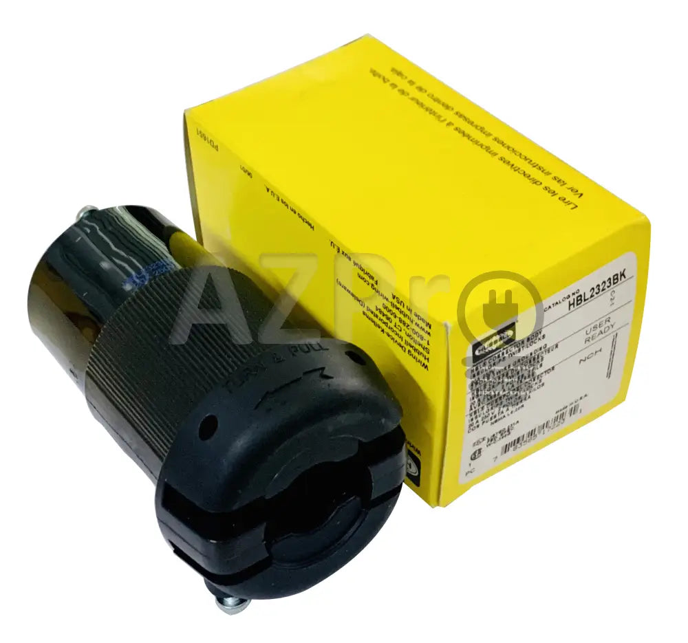 Conector Clavija Twist Lock Hembra 20A 250V L6-20R Hbl2323 Hubbell Electrónica > Audio Equipos Para