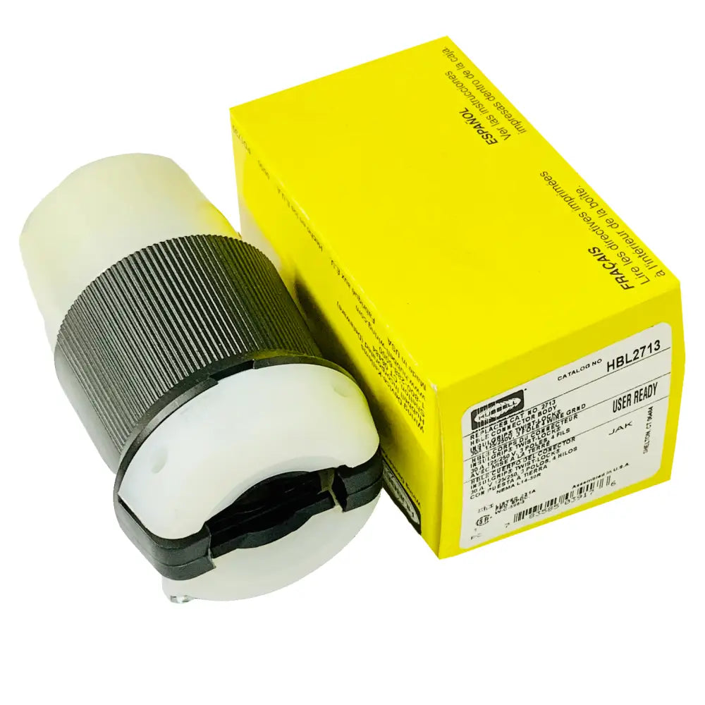 Conector Clavija Twist Lock 30A 125/250V Hbl2713 Hubbell Electrónica > Audio Equipos Para Escenario