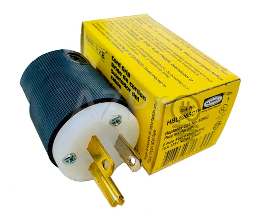 Conector Clavija Edison Macho 15A 125V 5-15P Hbl5266 Hubbell Electrónica > Audio Equipos Para