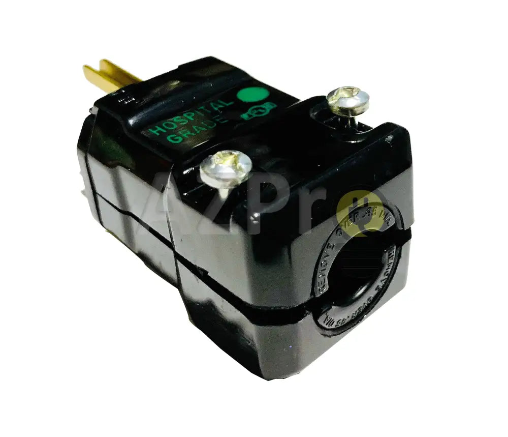 Conector Clavija Macho Hospital 15A 125V 5-15P Negro Hbl8115Vbk Hubbell Electrónica > Audio Equipos