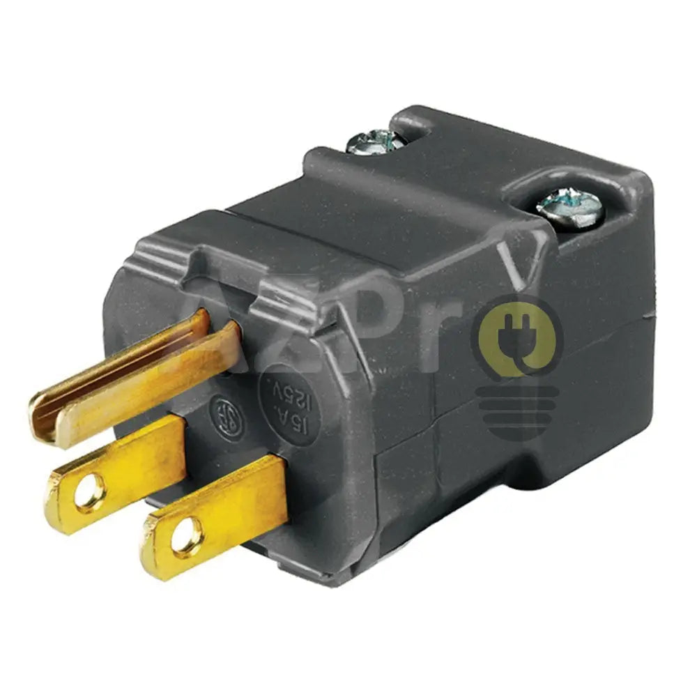 Conector Clavija Macho Recto 15A 125V 5-15P Hbl5965Vblk Hubbell Electrónica > Audio Equipos Para