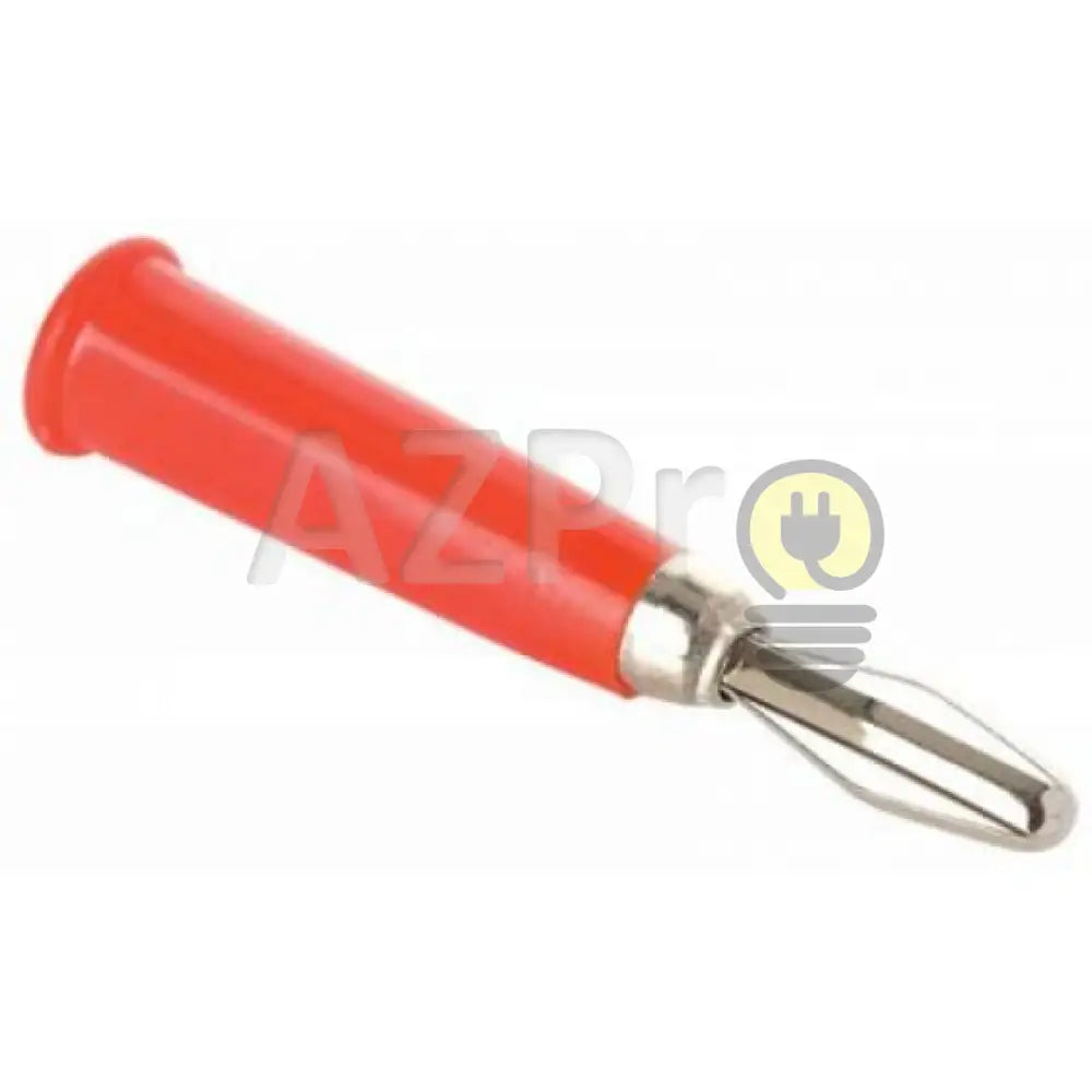 Conector Plug Audio Macho Banana Soldar Rojo 250-200 Steren Electrónica > Equipos Para Escenario