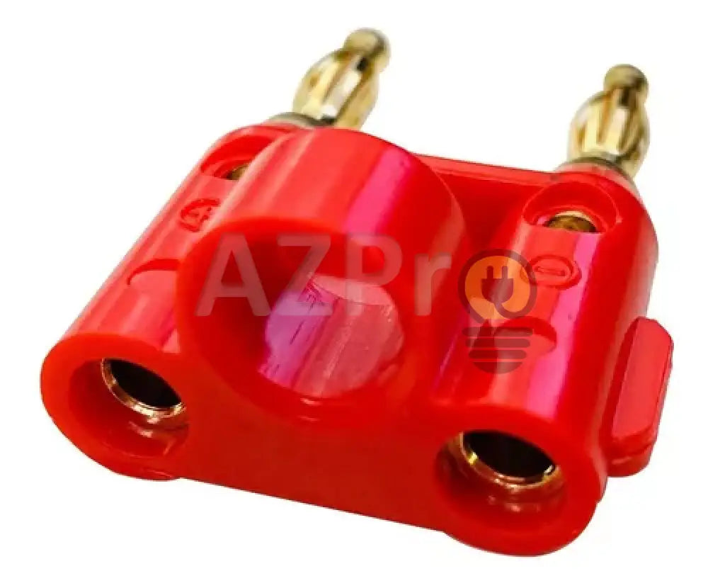 Conector Plug Doble Banana Rojo 1/4 Pulgada Gen Electrónica > Audio Equipos Para Escenario