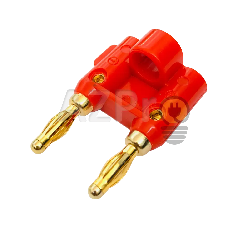 Conector Plug Doble Banana Rojo 1/4 Pulgada Gen Electrónica > Audio Equipos Para Escenario