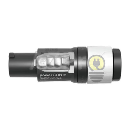 Conector Powercon Linea Hembra Ancho Power Out NAC3FXXB-W-L Neutrik - Electrónica > Audio > Equipos para escenario