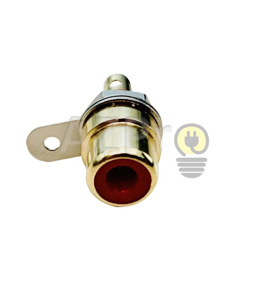 Conector Rca Chasis Hembra Female Plug Dorado Cd201 Gen Electrónica > Audio Equipos Para Escenario