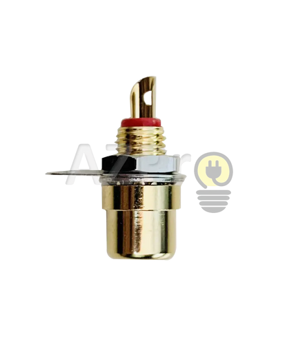 Conector Rca Chasis Hembra Female Plug Dorado Cd201 Gen Electrónica > Audio Equipos Para Escenario