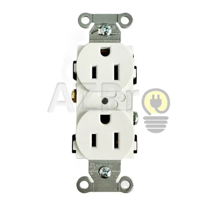 Conector Receptaculo Contacto Duplex 15a 125v 5-15r Blanco CR15WHI Hubbell - Electrónica > Audio > Equipos para