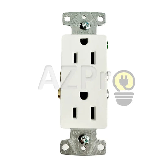 Conector Receptaculo Contacto Duplex 15a 125v 5-15r RRD15W Blanco Hubbell - Electrónica > Audio > Equipos para escenario