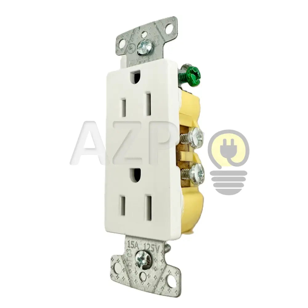 Conector Receptaculo Contacto Duplex 15a 125v 5-15r RRD15W Blanco Hubbell - Electrónica > Audio > Equipos para escenario