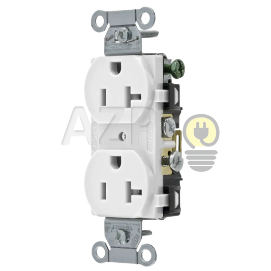 Conector Receptaculo Duplex 20A 125V Cr20 Hubbell Electrónica > Audio Equipos Para Escenario