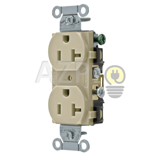 Conector Receptaculo Duplex 20A 125V Cr20 Hubbell Electrónica > Audio Equipos Para Escenario