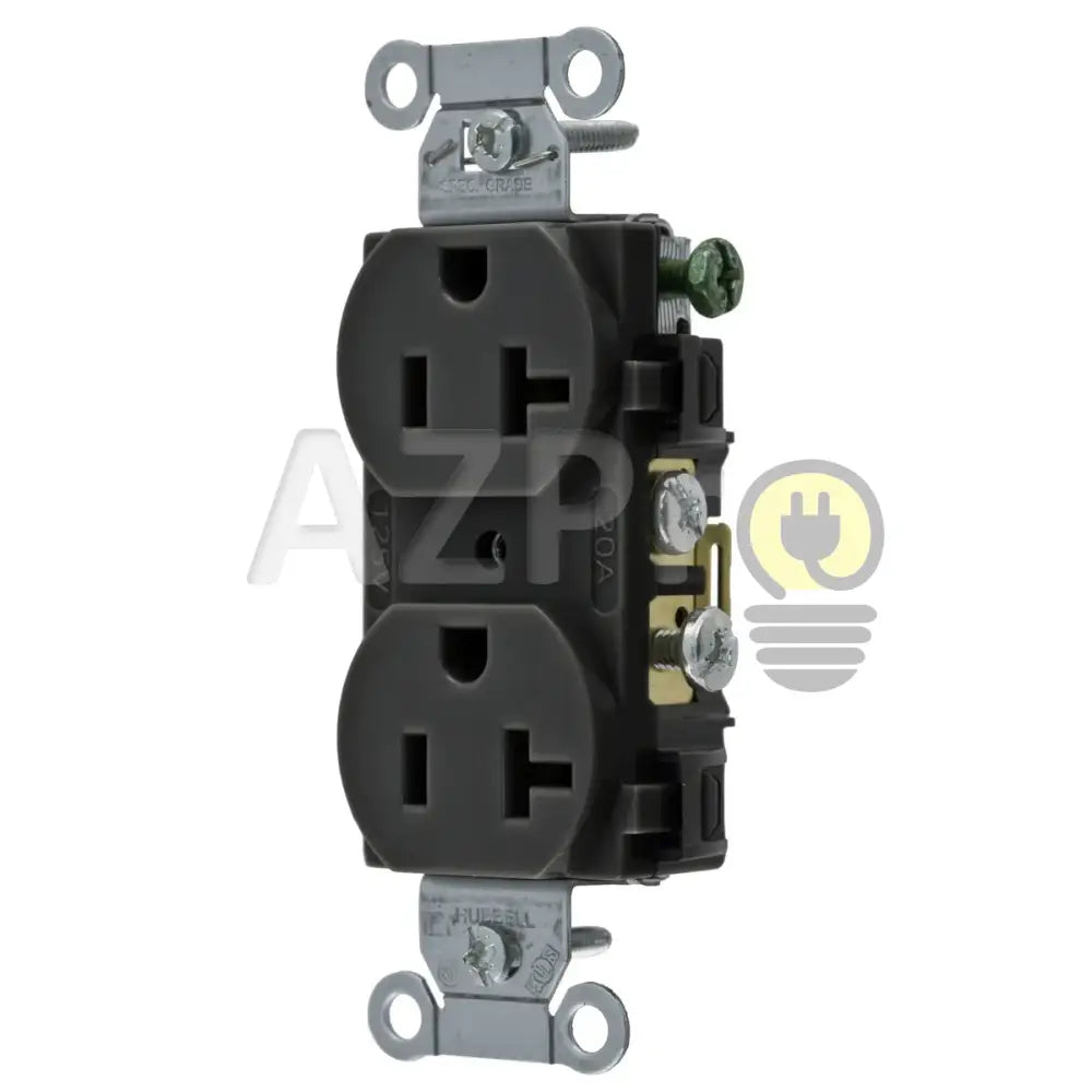 Conector Receptaculo Duplex 20a 125v 5-20R Negro CR20BLK Hubbell - Electrónica > Audio > Equipos para escenario