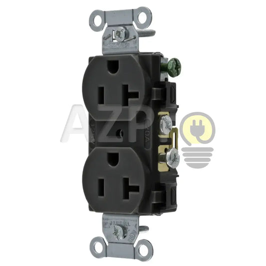 Conector Receptaculo Duplex 20a 125v 5-20R Negro CR20BLK Hubbell - Electrónica > Audio > Equipos para escenario