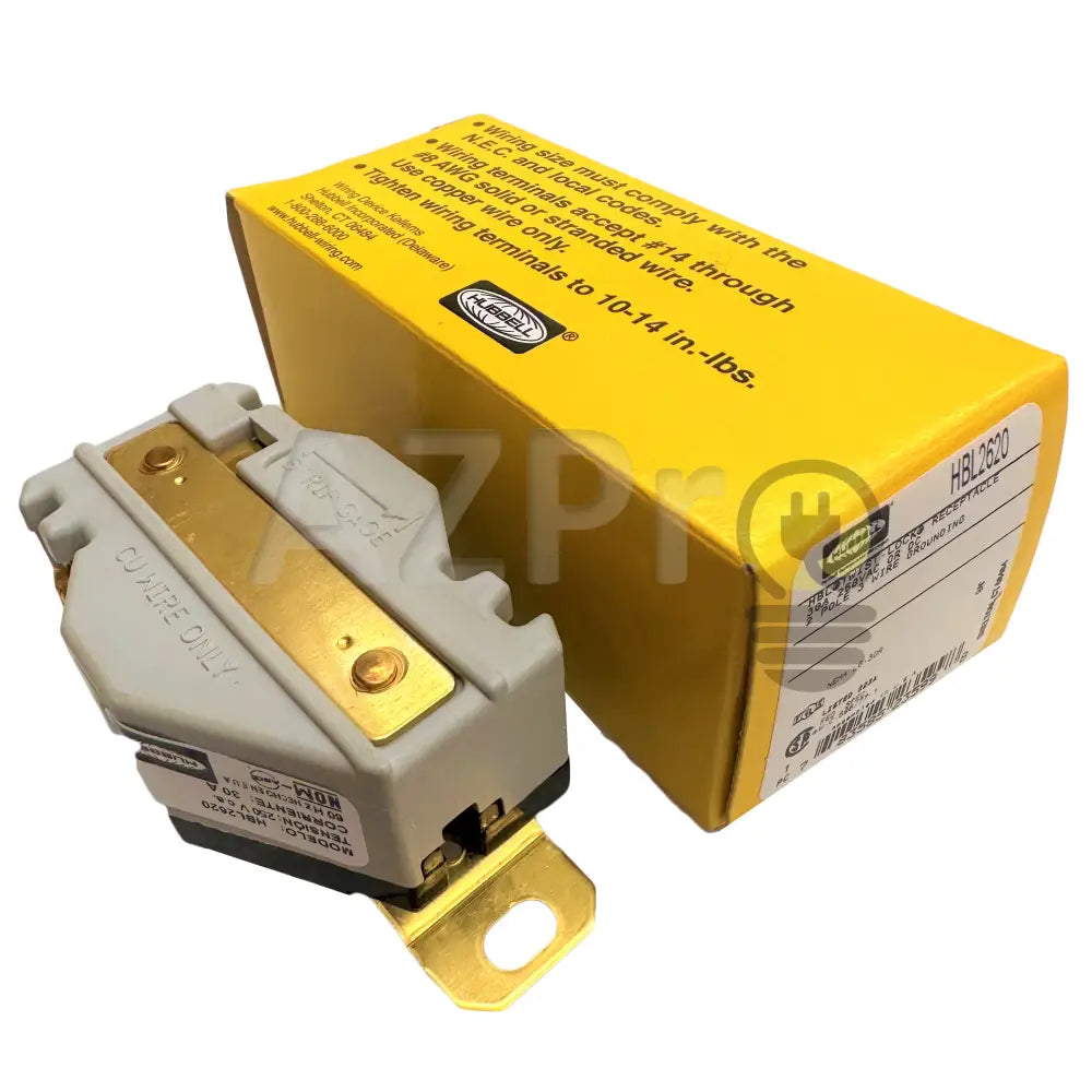 Conector Receptaculo Twist Lock 30A 250V L6-30R Hbl2620 Hubbell Electrónica > Audio Equipos Para