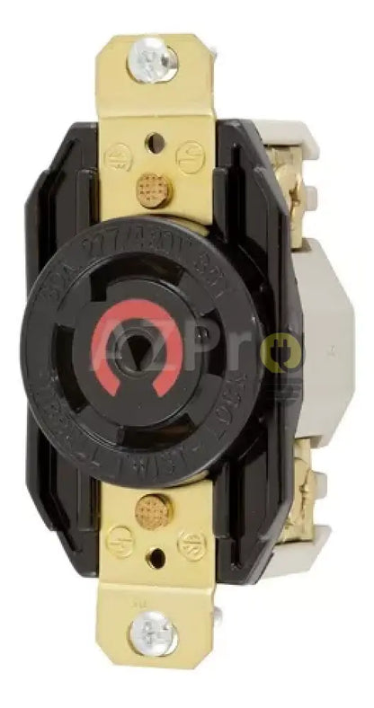 Conector Receptaculo Twist Lock 30A 277-480V L22-30R Hbl2820 Hubbell Electrónica > Audio Equipos