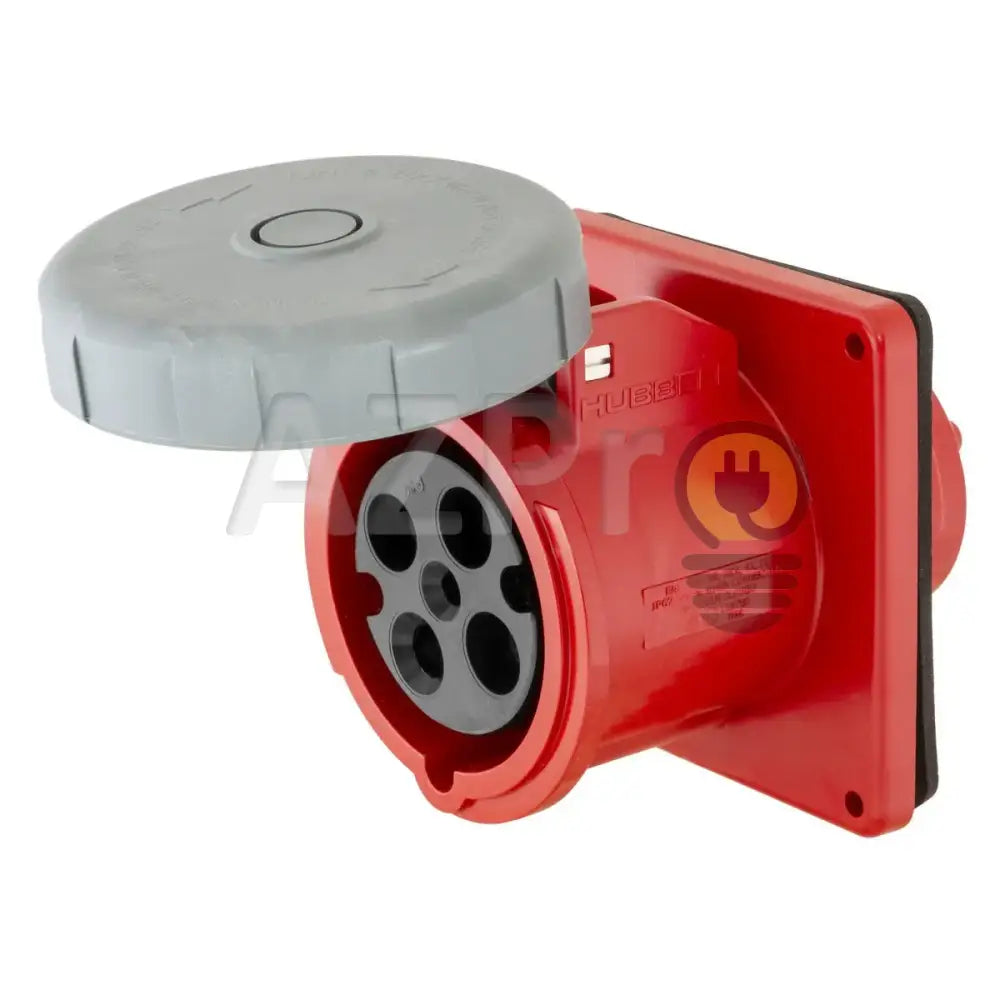 Conector Receptaculo Pin and Sleeve Chasis Hembra 100a 480v HBL4100R7W Hubbell Electrónica > Audio > Equipos para