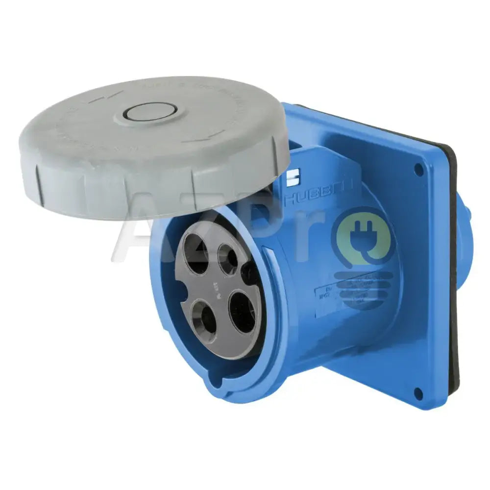 Conector Receptaculo Pin and Sleeve Chasis Hembra 60a 250v HBL360R6W Hubbell - Electrónica > Audio > Equipos para