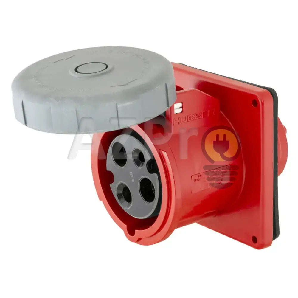 Conector Receptaculo Pin and Sleeve Chasis Hembra 60a 480v HBL360R7W Hubbell - Electrónica > Audio > Equipos para