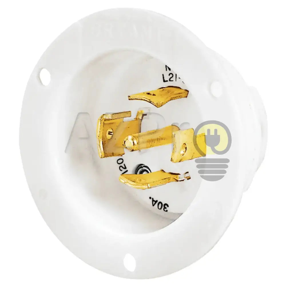 Conector Receptaculo Twist Lock 30a 120-208v L21-30p 72130MB Hubbell Bryant - Electrónica > Audio > Equipos para