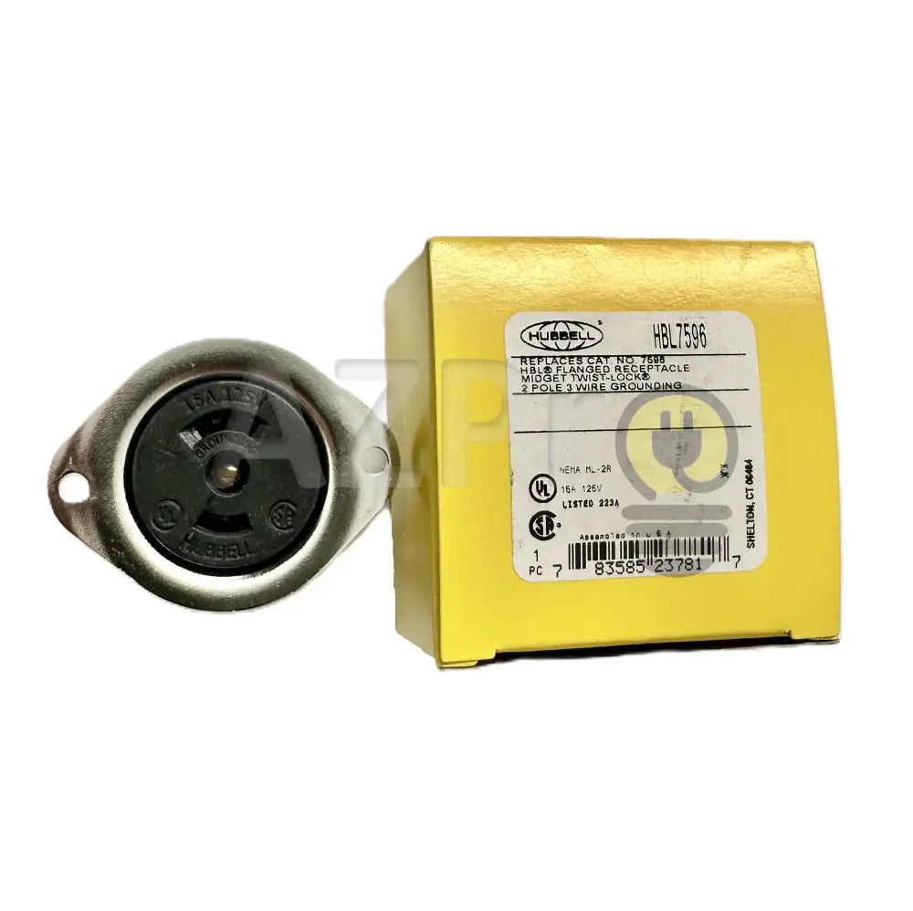 Conector Receptaculo Twist Lock Hembra 15a 125v ML-2R HBL7596 Hubbell - Electrónica > Audio > Equipos para escenario
