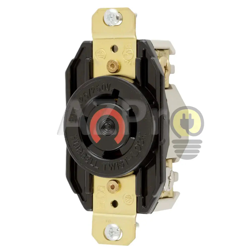 Conector Receptaculo Twist Lock Hembra 20a 125-250v L14-20r HBL2410 Hubbell - Electrónica > Audio > Equipos para