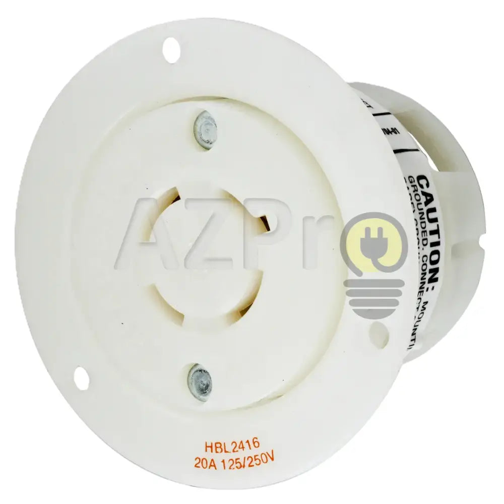 Conector Receptaculo Twist Lock Hembra 20a 125/250v L14-20R HBL2416 Hubbell - Electrónica > Audio > Equipos para