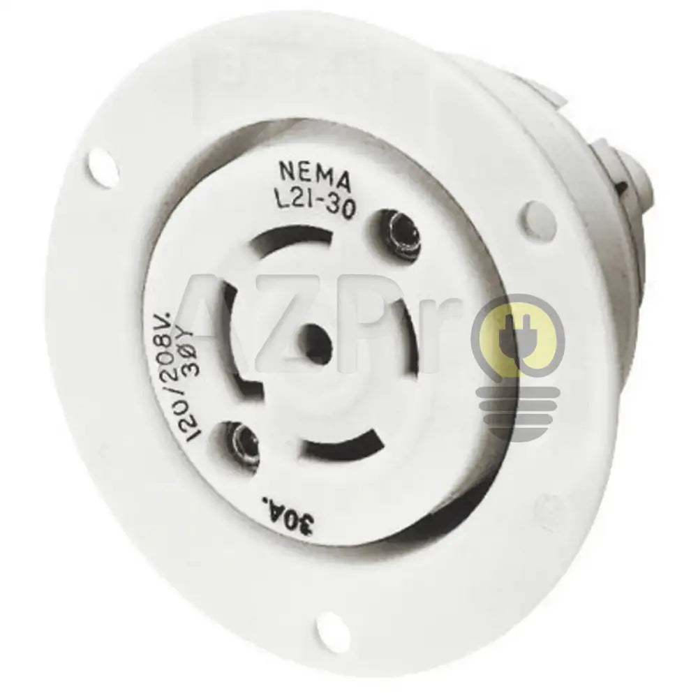 Conector Receptaculo Twist Lock Hembra 30a 120-208v L21-30r 72130ER Hubbell Bryant - Electrónica > Audio > Equipos para