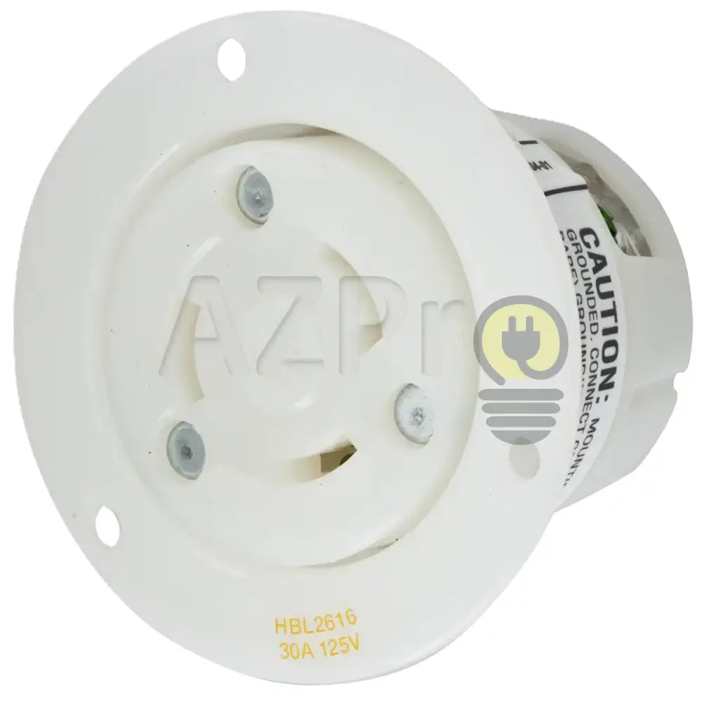 Conector Receptaculo Twist Lock Hembra 30a 125v L5-30R HBL2616 Hubbell - Electrónica > Audio > Equipos para escenario