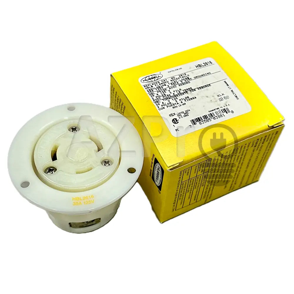 Conector Receptaculo Twist Lock Hembra 30a 125v L5-30R HBL2616 Hubbell - Electrónica > Audio > Equipos para escenario