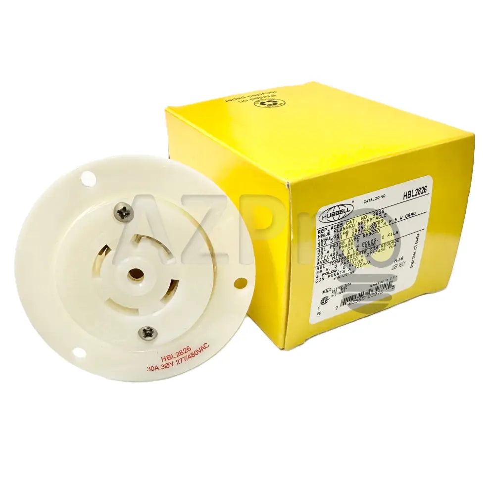 Conector Receptaculo Twist Lock Hembra 30a 277-480v L22-30R HBL2826 Hubbell - Electrónica > Audio > Equipos para