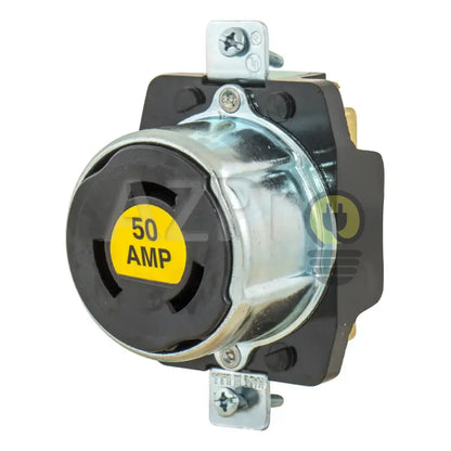Conector Receptaculo Twist Lock Hembra 50a 250-600v HBL7379 Hubbell - Electrónica > Audio > Equipos para escenario