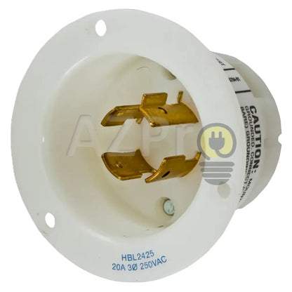 Conector Receptaculo Twist Lock Macho 20a 250v L15-20p HBL2425 Hubbell Electrónica > Audio > Equipos para escenario