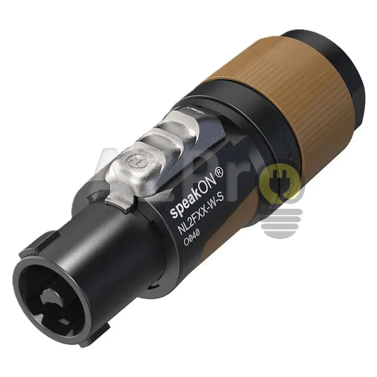 Conector Speakon Hembra Linea Cable 2 Polos Nl2Fx - Nl2Fxx - W - S Neutrik Electrónica > Audio