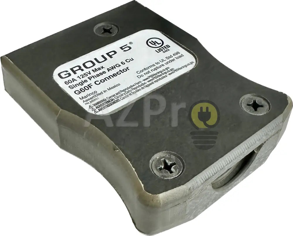 Conector Stage Pin Hembra Linea Cable 60A 60F Marinco Bates Electrónica > Audio Equipos Para