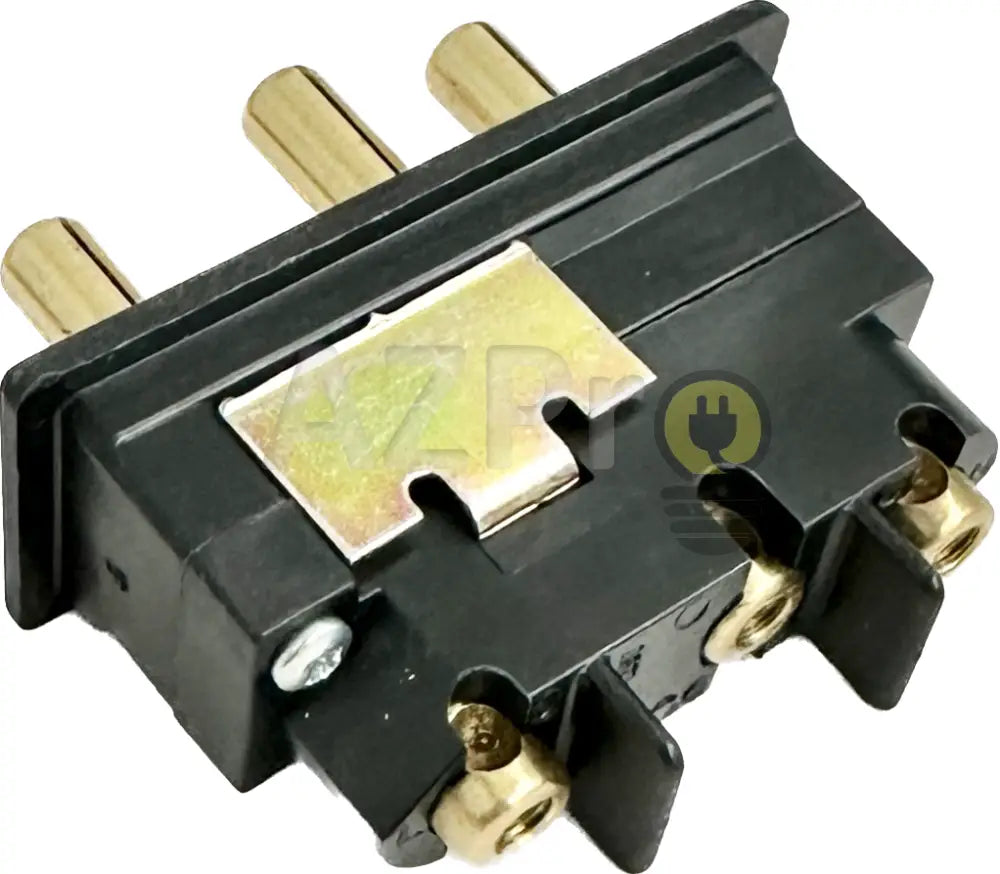 Conector Stage Pin Macho Chasis 20A 20Mr Marinco Bates Electrónica > Audio Equipos Para Escenario