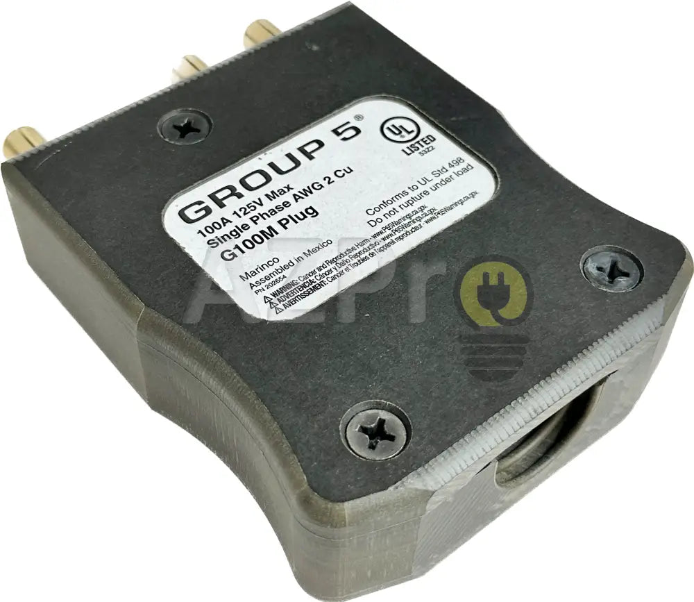 Conector Stage Pin Macho Linea 100A 125V Marinco Bates Electrónica > Audio Equipos Para Escenario