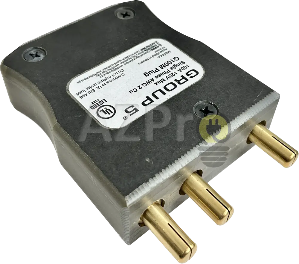 Conector Stage Pin Macho Linea 100A 125V Marinco Bates Electrónica > Audio Equipos Para Escenario