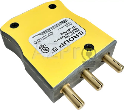 Conector Stage Pin Macho Linea 100A 250V Marinco Bates Electrónica > Audio Equipos Para Escenario