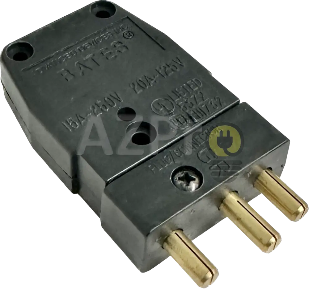 Conector Stage Pin Macho Linea Cable 20A 20M Marinco Bates Electrónica > Audio Equipos Para