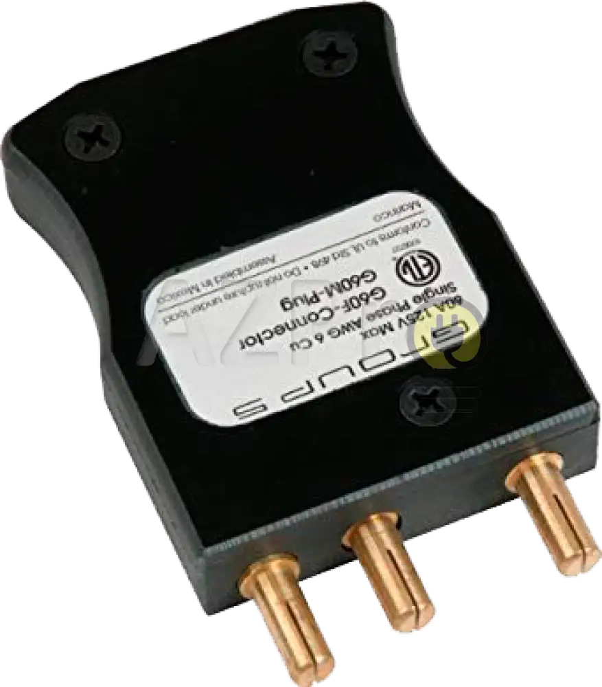 Conector Stage Pin Macho Linea Cable 60A 60M Marinco Bates Electrónica > Audio Equipos Para