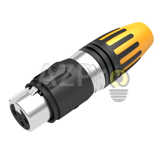 Conector Xlr 3 Pin Hembra Linea Ip65 Oro Nc3Fx-Top Seetronic Electrónica > Audio Equipos Para